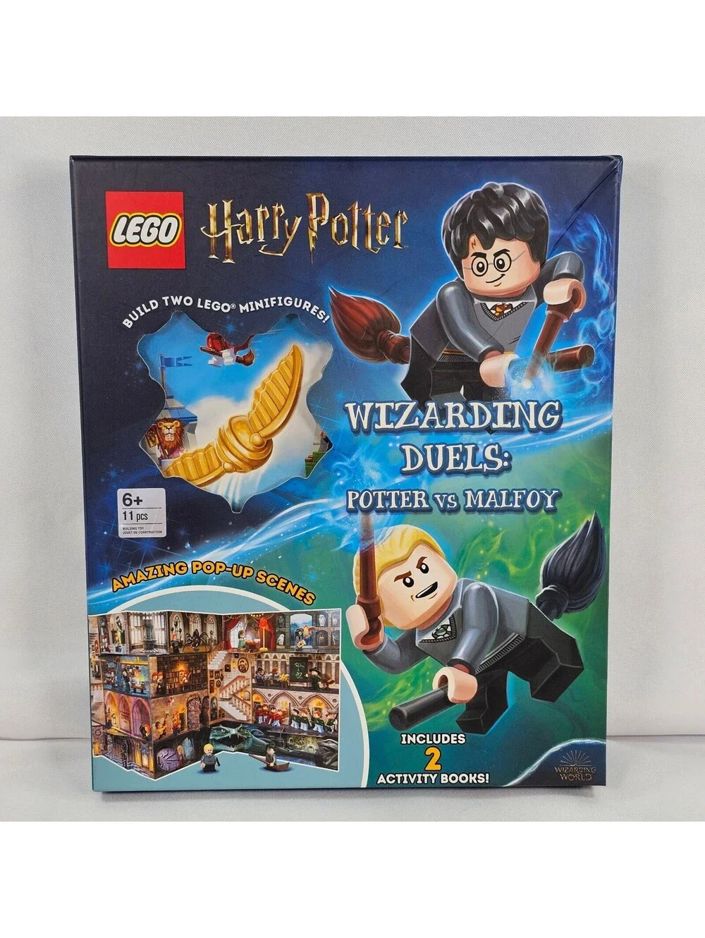 LEGO Harry Potter Wizarding Duels Potter vs Malfoy Pop-Up Scenes 2 Books